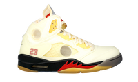 Nike Jordan 5 Retro SP x OFF-WHITE Sail 2020 (DH8565-100) Men's Size 7-12