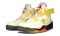 Nike Jordan 5 Retro SP x OFF-WHITE Sail 2020 (DH8565-100) Men's Size 7-12