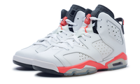 nike Air Jordan 6 Retro Infrared White (GS) 2014