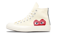 Converse Chuck Taylor Hi x CDG Comme Des Garcons PLAY White (150205C) Size 7-11
