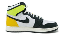 nike Air Jordan 1 Retro High White Black Volt University Gold