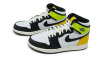 nike Air Jordan 1 Retro High White Black Volt University Gold