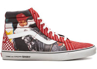 VANS SUPREME SK8-HI SUPREME CDG HAROLD HUNTER RED
