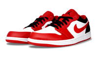 Nike Jordan 1 Low Bulls 2022 White Red Black  (553558-163) Men's Size 8-11
